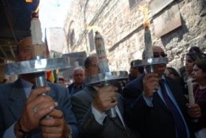 שבת האש הקדושה - שבת האור - תהלוכה