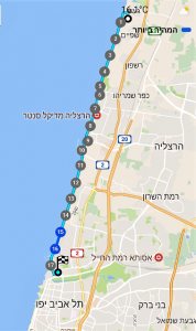 מפת-שביל-ישראל-מגעש-לתל-אביב