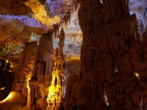 מערת הנטיפים - מערת שורק - זקיפים וקירות